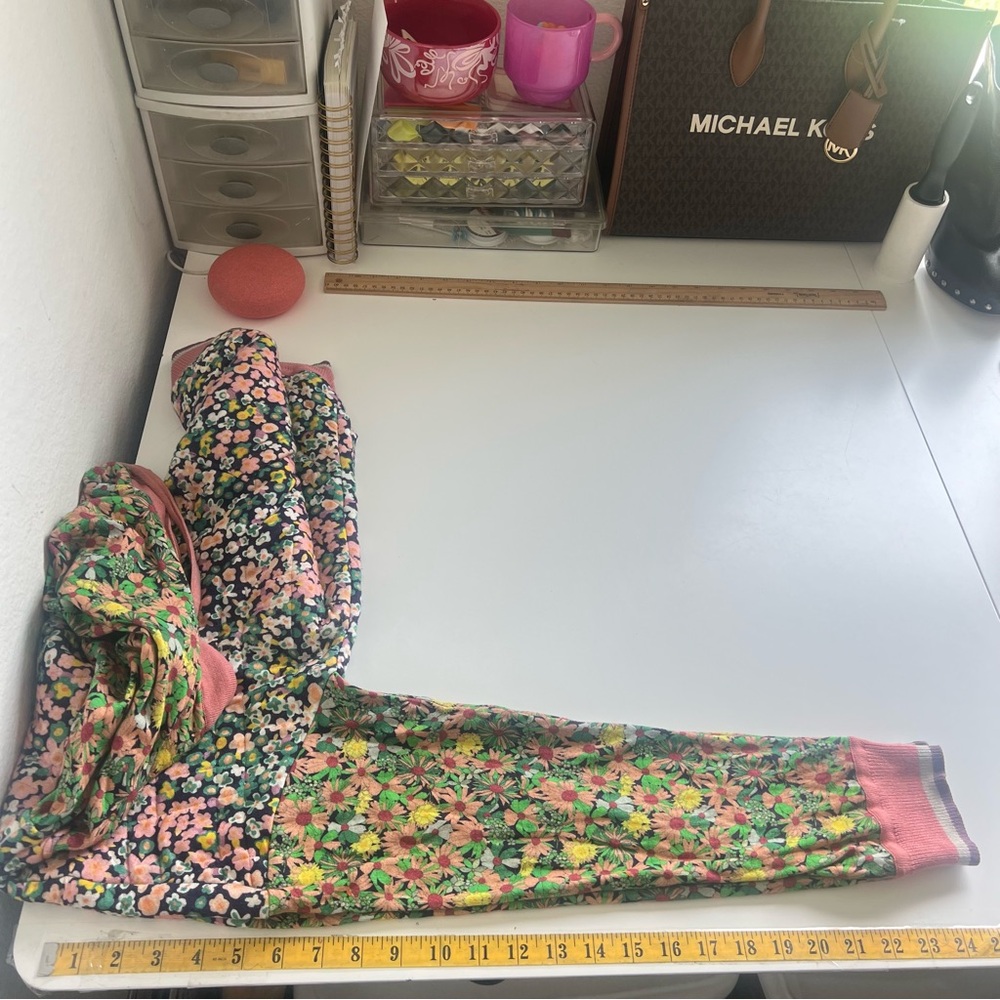 Anthropologie Conditions Apply Floral Hoodie Botanical Pattern Size Small - Picture 12 of 13